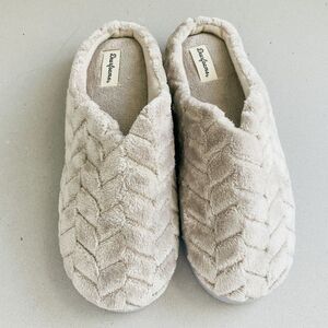 NWOT Dearfoams Indoor/Outdoor Comfort Memory Foam Slippers Size 11-12